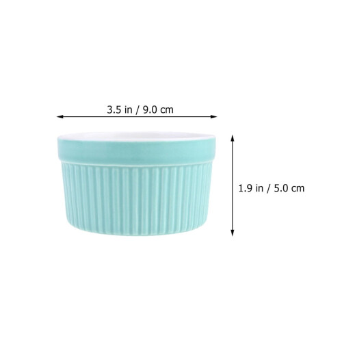 Keramisk bageformet ramekin 9x9x5cm 1