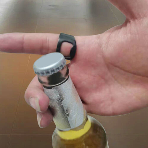 Flaschenöffner-Ring aus Titanstahl, 1 Stück 2