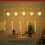 Outdoor Icicle Snowflake Curtain Lights with Remote Control 4