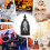 Halloween-LED-Laternen – Schwarze tragbare Kürbisleuchte 4