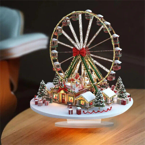 Christmas Ferris Wheel Acrylic Ornament 22cm 2