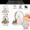 Christmas Ferris Wheel Acrylic Ornament 22cm 5