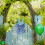 Easter Bunny Ears Wreath Bow Rustic Buffalo Plaid Sky Blue 4