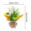 Bouquet-Shaped Easter Mini Egg Decor With Artificial Flowers Small Table Ornament For Festive Setting 2