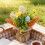 Bouquet-Shaped Easter Mini Egg Decor With Artificial Flowers Small Table Ornament For Festive Setting 5