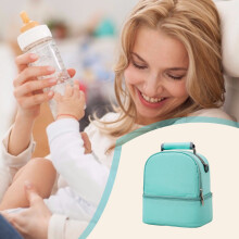 Insulated Breast Milk Storage Backpack – Portable Cooler Bag for Moms, Compatible with All Breast Pumps