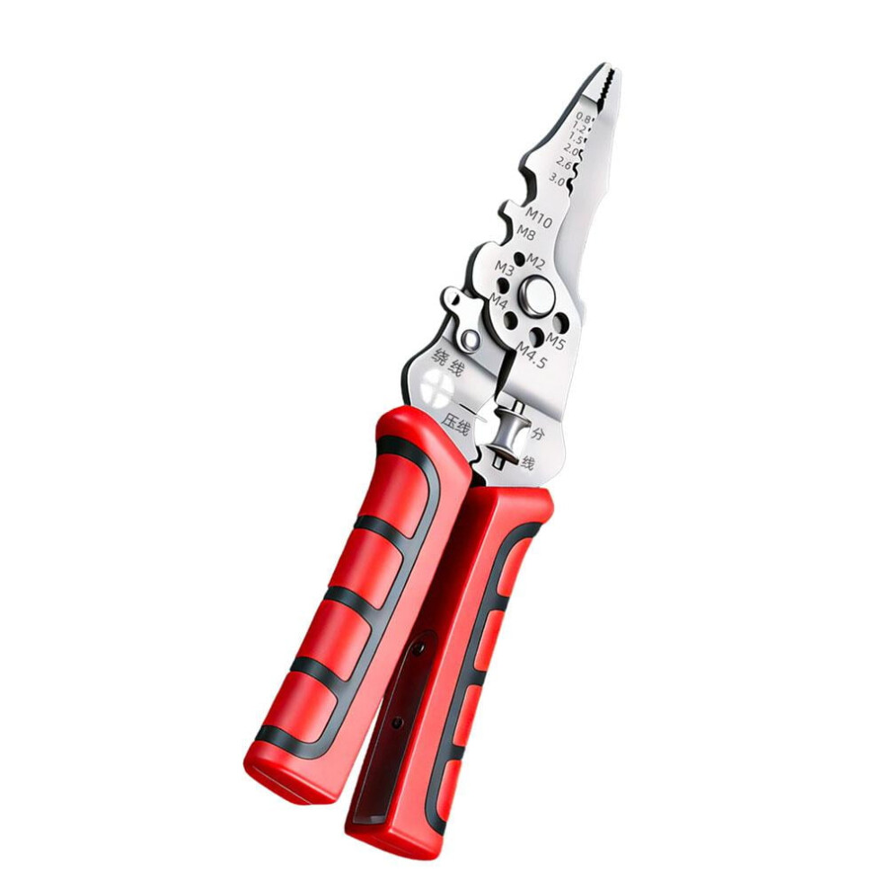 Wire Crimper And Stripper With Voltage Tester 8-In-1 900223197948