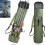 Fishing Rod Bag Portable Foldable Large Capacity Holds 5 1