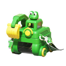 Plastic Bus Water Bottle, Cute Portable Car Water Cup in Bus Shape with Wheels Silicone Straw Adjustable Shoulder Strap for Kids Boys
