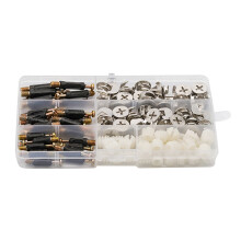 1Set Lock Screws 3 in 1 Connector Bolt Fittings Fasteners Hardware Parts for Drawer Dressers Cabinet