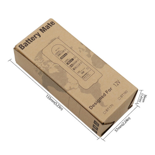 Tester portatile a LED per batterie auto, compatibile con veicoli a 12V e 24V. 2