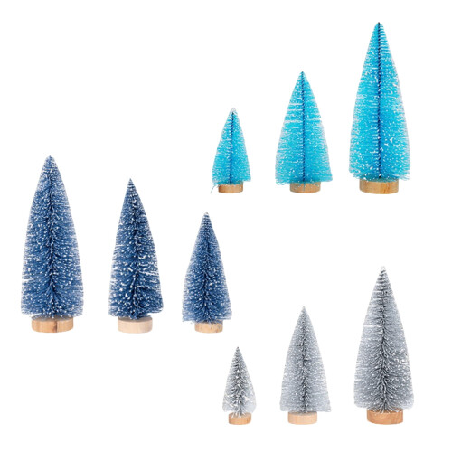 Mini kunstig juletre borddekorasjon 1-pakning 1