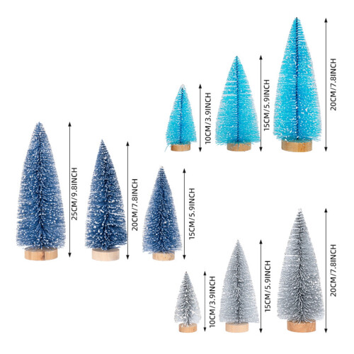 Mini kunstig juletre borddekorasjon 1-pakning 2