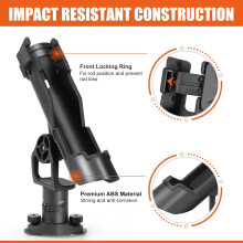 Kayak Fishing Rod Holder, 360 Adjustable Boat Mount for Track or Deck