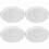 Filternät i rostfritt stål, 4-pack 2
