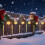 Outdoor Icicle Snowflake Curtain Lights with Remote Control 1