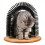Kattenborstel met houten krabkussen en mini-accessoire 5