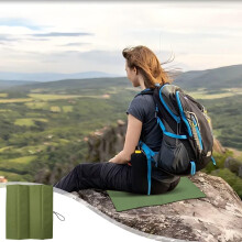 Coussin de camping pliable – Imperméable, résistant à l'humidité, coussin de siège léger avec sangle, idéal pour la randonnée, le trekking,