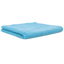 Chiffon de nettoyage en microfibre 30 x 30 cm, serviette absorbante pour voiture, maison, cuisine, fenêtres – Bleu ciel