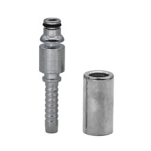 Conector de manguera de lavado de autos mejorado, conector giratorio de acero inoxidable, repuesto resistente para lavadora de autos.