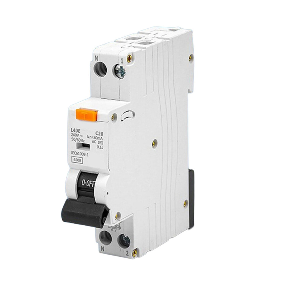 Multipurpose 32Amp Rcbo Circuits Breaker Convenient For Earth Leakage Protective Use1p+N 30Ma 6Ka B32 Curved 9448990535682