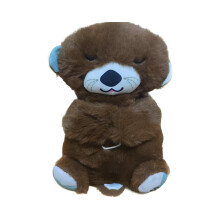 (Coffee) Newborn Baby Toys & New Baby Gifts | Plush Soft Toys for Babies with Light and Sound Machine