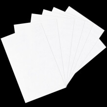Filtstoff 7" x 11" filtark til hobbyarbeid Hvitt vevd akrylstoff til DIY-arbeid Sying Lappeteknikk Håndverksfilt Julestoff Høstfilt