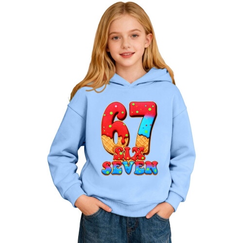 Kids Hooded Pullover Sweatshirt – Soft Fleece, Casual