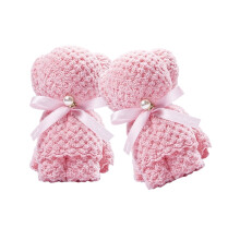 Lot de 2 serviettes Ă motif ours pour mariage, enterrement de vie de jeune fille, serviette douce pour le visage, gant de toilette 30 x 30 cm