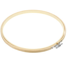 Bastidor de bordado redondo dourado de 9 polegadas