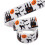 Κορδέλα με συρμάτινη άκρη για το Halloween – Νυχτερίδα, Ιστός αράχνης, Σχέδιο 1