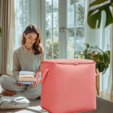 Extra grote, stevige opbergtassen voor kleding, beddengoed, speelgoed en kerstversiering – met verstevigde handvatten en deksels.