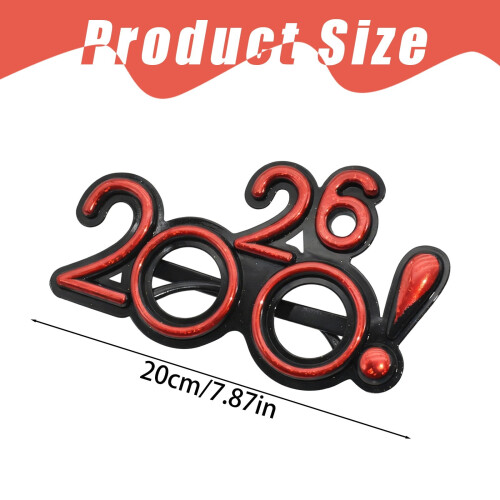 2026Glitter Nummer Briller – Festlige Briller 1