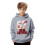 Jungen Kapuzenpullover mit Grafikprint, Langarm 3