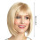 Golden Short Bob Human Hair Wig with Bangs 4