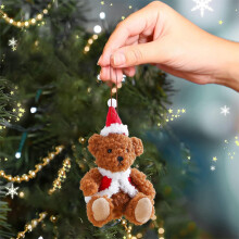 Coffee Cloth Bear Christmas Car & Tree Hanging Ornament