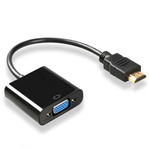 Μετατροπείς προσαρμογέα HDTV σε VGA 1080P Έξοδος υπολογιστή, αποκωδικοποιητής, υποδοχή 2