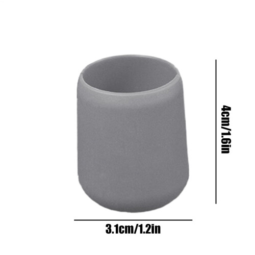 Protetor de extremidade de silicone para vara de pesca – Alta elasticidade, antiderrapante e com absorção de impacto; compatível com varas 1