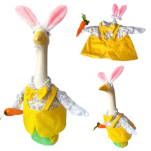 Conjunto de ganso de primavera para Pascua, ideal para gansos de jardín de cemento/plástico de 23"/17", ropa para el porche, fiestas de Pascua y