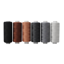 Cglfd Clearance Sewing Thread 36 Colors Sewing Industrial Machine and Hand Stitching Cotton Sewing Thread (6 Color/pack), Black