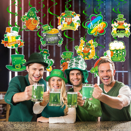 36 décorations en bois à suspendre pour la Saint-Patrick 1