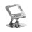 Supporto per tablet in metallo, girevole e pieghevole, da scrivania. 1