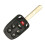 Κέλυφος κλειδιού αυτοκινήτου ABS για Honda Elysion 2011–2013, 5/6 κουμπιά 1