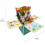 Cartão de Páscoa Pop-Up 3D Laranja (1 unidade) 4