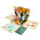 Cartão de Páscoa Pop-Up 3D Laranja (1 unidade) 5