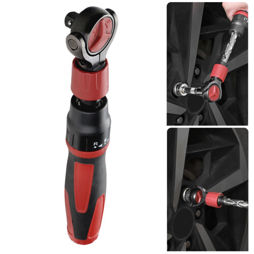 3/8inch Drives Socket Ratchets Extendable Handle Wrench Quick Releasing Reversible Gear Spanner Mechanical Tool 1