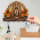 Porte-clés doré Vierge Marie - Décoration murale - Lot de 3 5