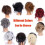 Chignon synthétique décoiffé, chouchou élastique, chignon lisse, postiche, extension de queue de cheval 6