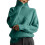 Pull en maille pour femme, manches longues, col rond oversize 1