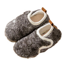 Toddler Shoes,Toddler Girls Sneakers Athletic Cozy Winter Thickened Socks Indoor Outdoor Slipper Shoes,Toddler Girl Shoes,Grey,18-24 Months